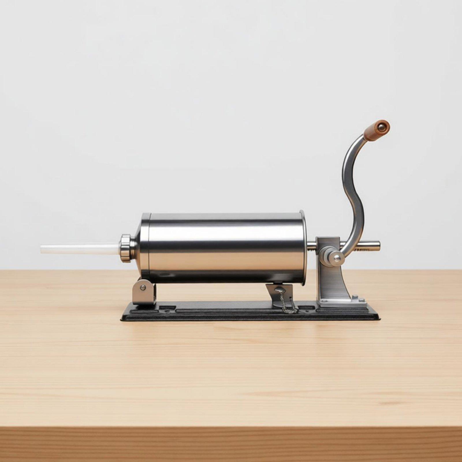 Commercial Kitchen At Home - Food Grade Steel Manual Sausage Stuffer