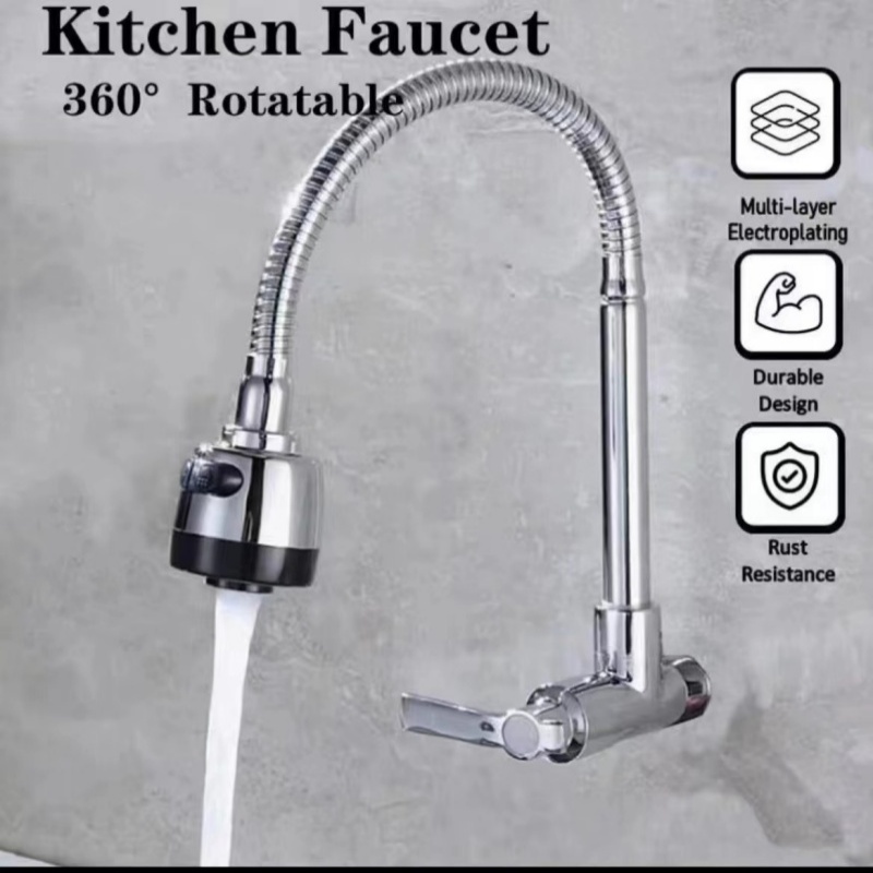 Commercial Kitchen Faucet - Kitchen Faucet Single Hole Plastic Swivel