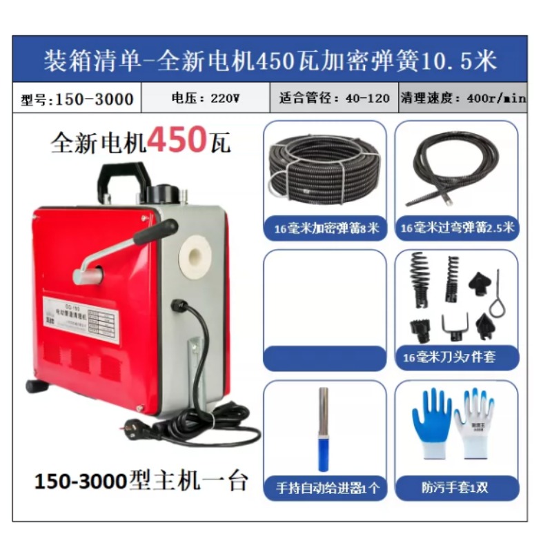 High Power Electric Drain Clea - Kitchen Cleaner Commercial recension och pris