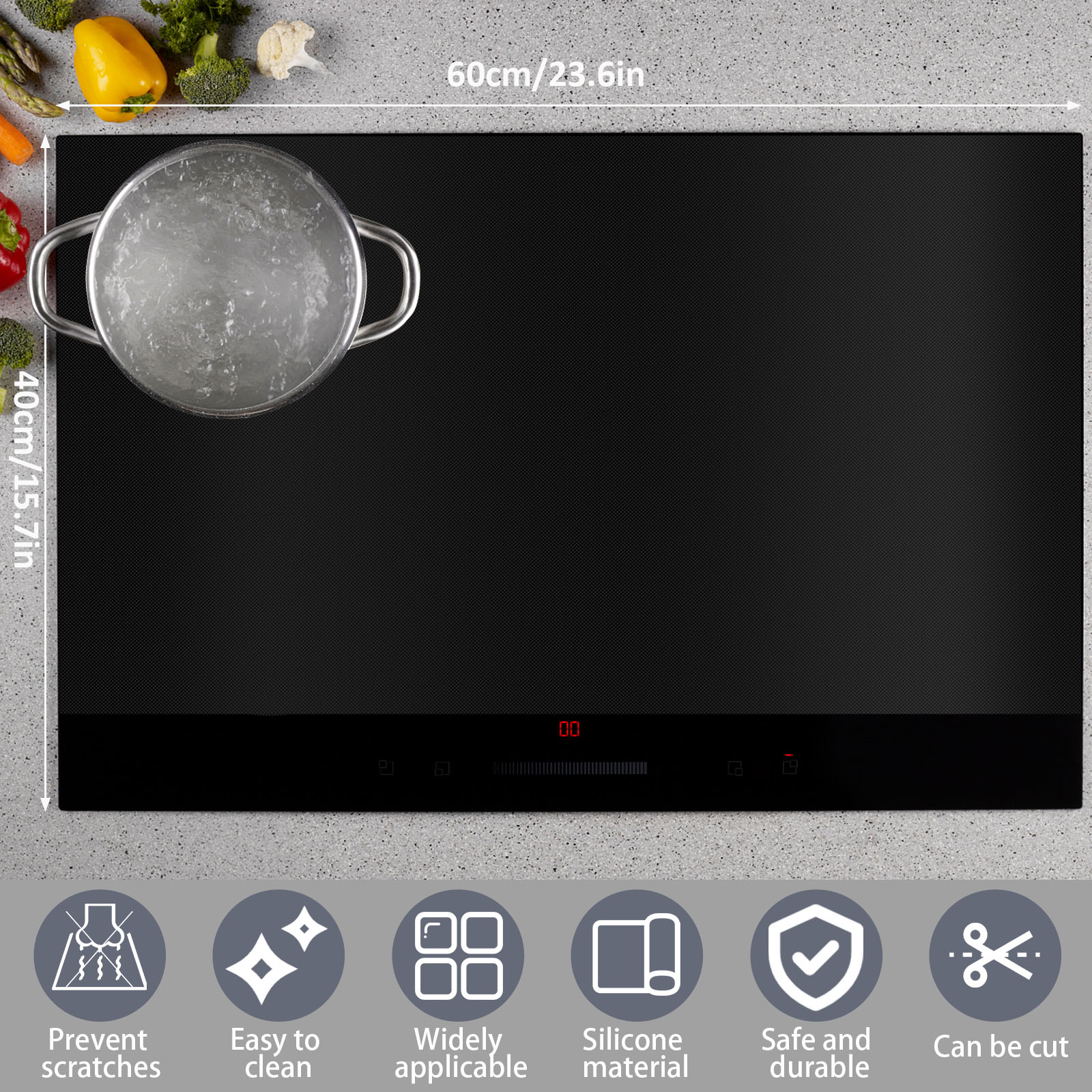 Induction Cooker Cover Silicon - Commercial Kitchen Induction recension och pris