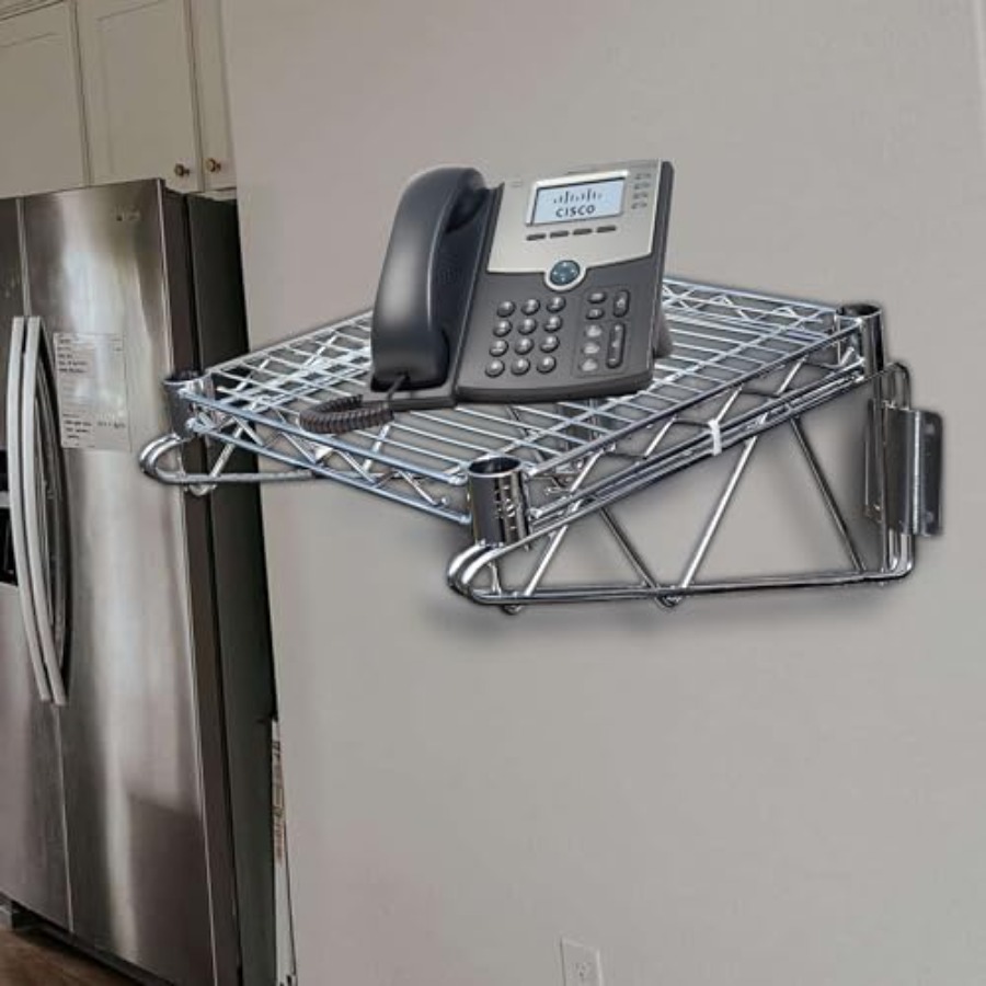 Heavy Duty Chrome Wire Wall Sh - Wall Shelf Commercial Kitchen recension och pris