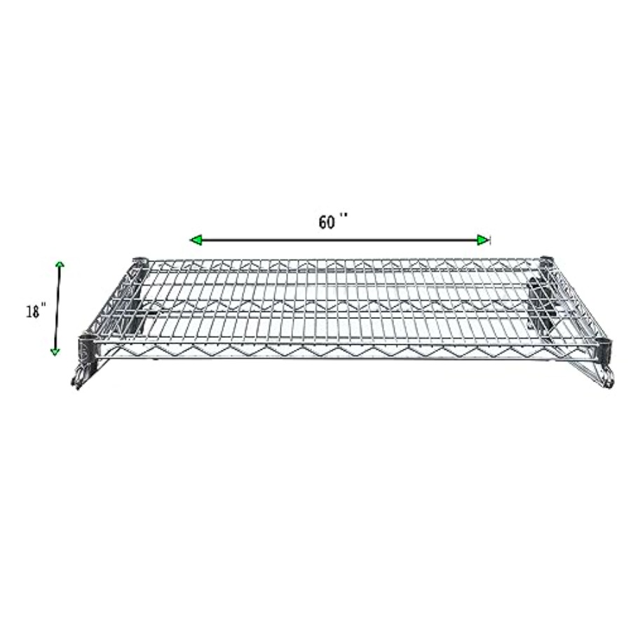 Heavy Duty Chrome Wire Wall Sh - Wall Shelf Commercial Kitchen recension och pris