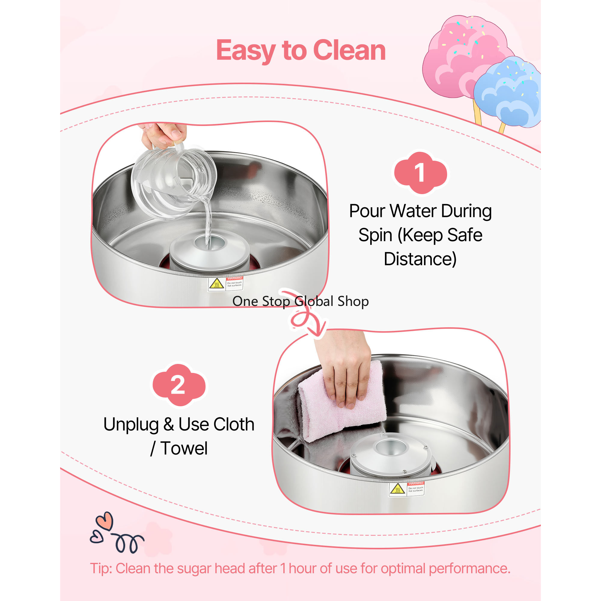 Cotton Candy Machine Commercia - Candy Floss Machine Commercial recension och pris