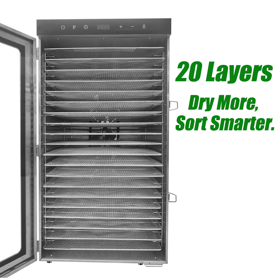 2000W Stainless Steel Food Deh - Commercial Food Dehydrator recension och pris