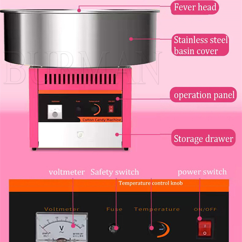 Electric Cotton Candy Machine  - Candy Floss Machine Commercial recension och pris