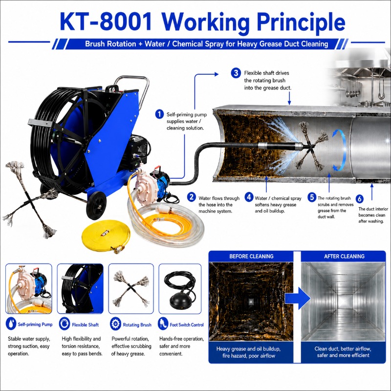 Commercial Kitchen Grease Duct - Kitchen Cleaner Commercial recension och pris