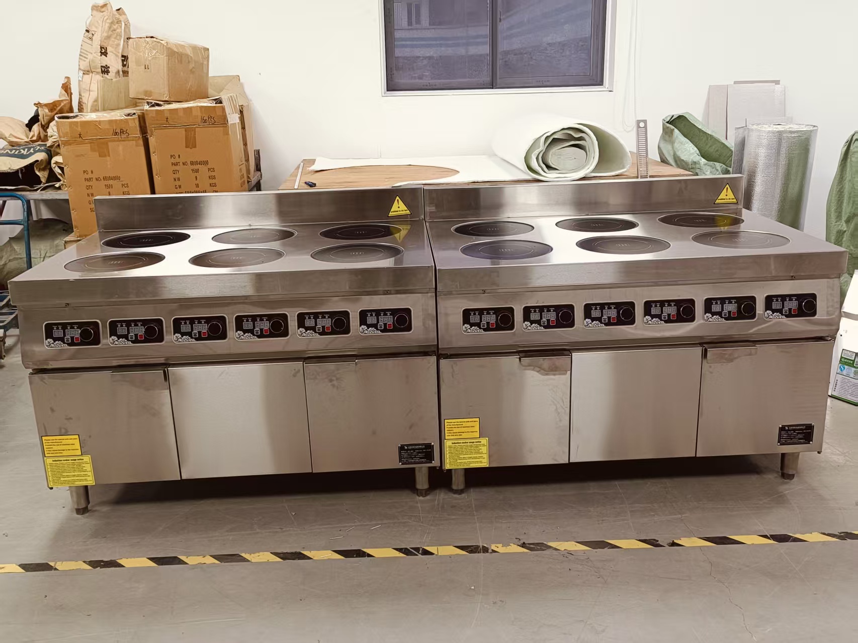 6*2.5/3.5kw Restaurant Counter - Commercial Kitchen Induction recension och pris