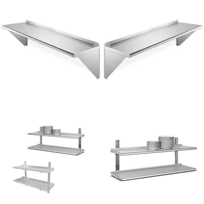 Custom 304 Stainless Steel Com - Wall Shelf Commercial Kitchen recension och pris