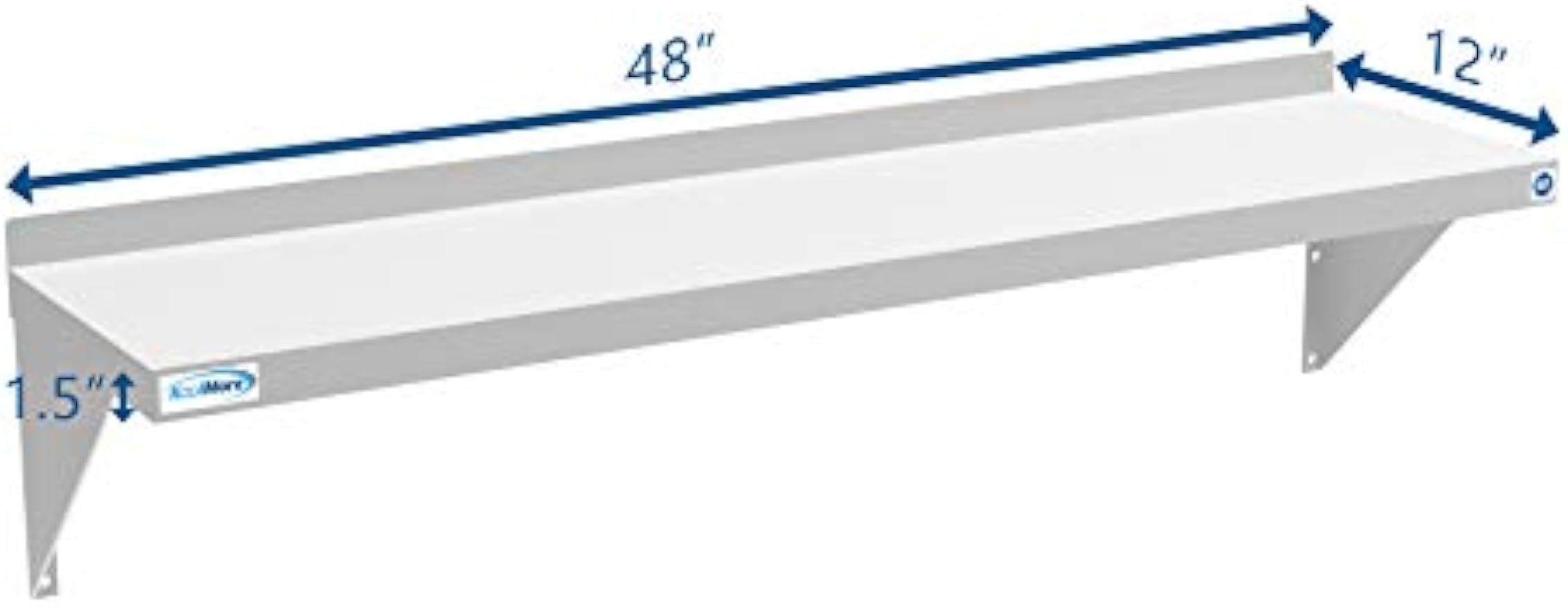 Commercial Kitchen Metal Shelf - Wall Shelf Commercial Kitchen recension och pris
