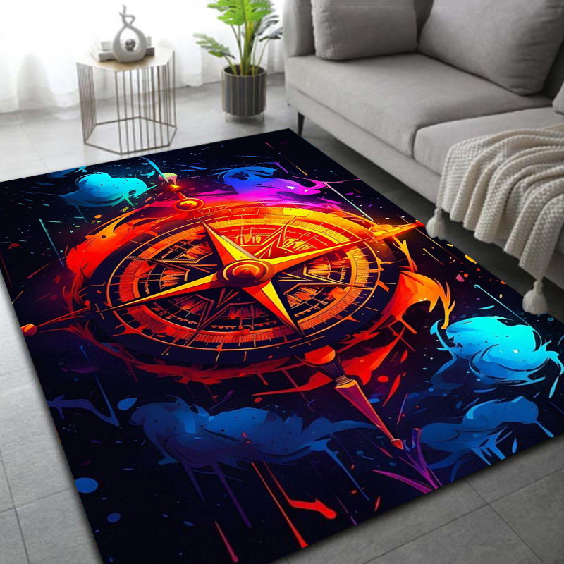 Retro Compass Map World Map Ar - Commercial Kitchen Mats recension och pris