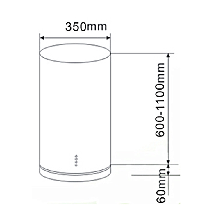 New Design Island Cylindrical  - Commercial Kitchen Hood Design recension och pris