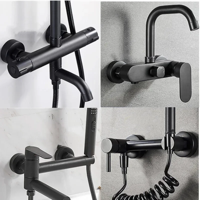 1Pc Black Shower Faucet Decora - Commercial Kitchen Faucet recension och pris