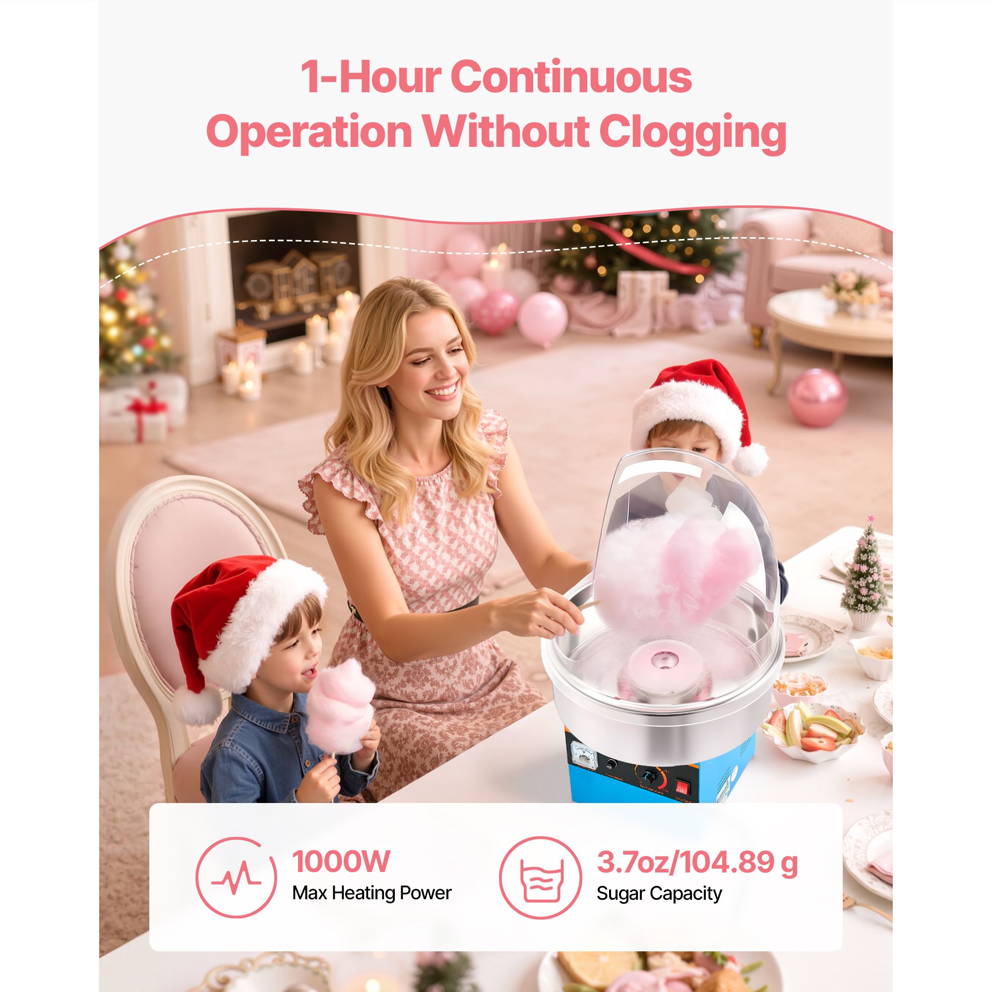 Electric Cotton Candy Machine, - Candy Floss Machine Commercial recension och pris