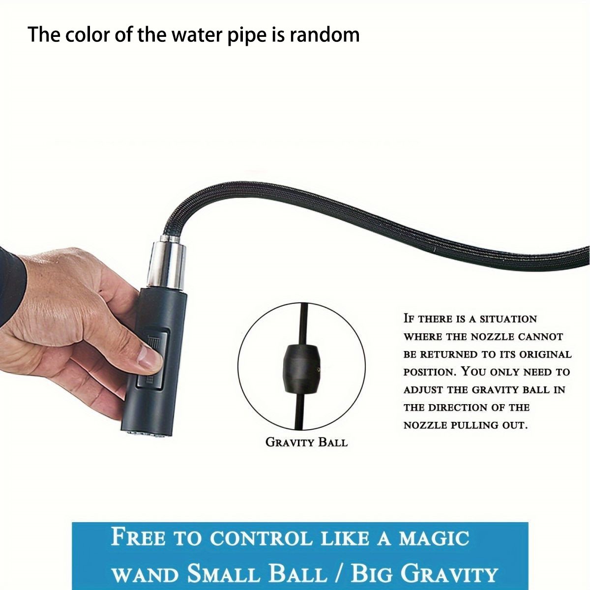 Black Kitchen Faucet Two Funct - Commercial Kitchen Faucet recension och pris