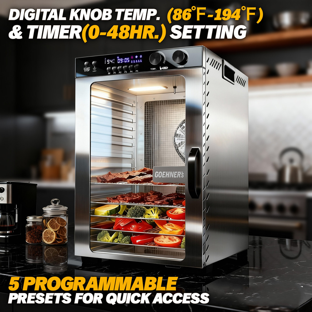 48H Timer Food Dehydrator Mach - Commercial Food Dehydrator recension och pris