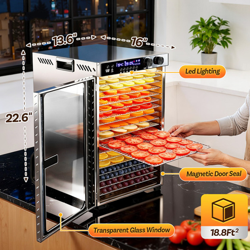 48H Timer Food Dehydrator Mach - Commercial Food Dehydrator recension och pris