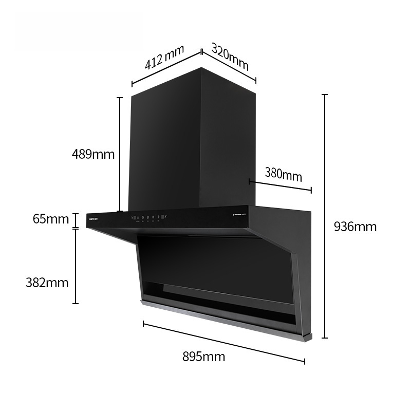 Commercial Wall Mounted Range  - Commercial Kitchen Hood Design recension och pris