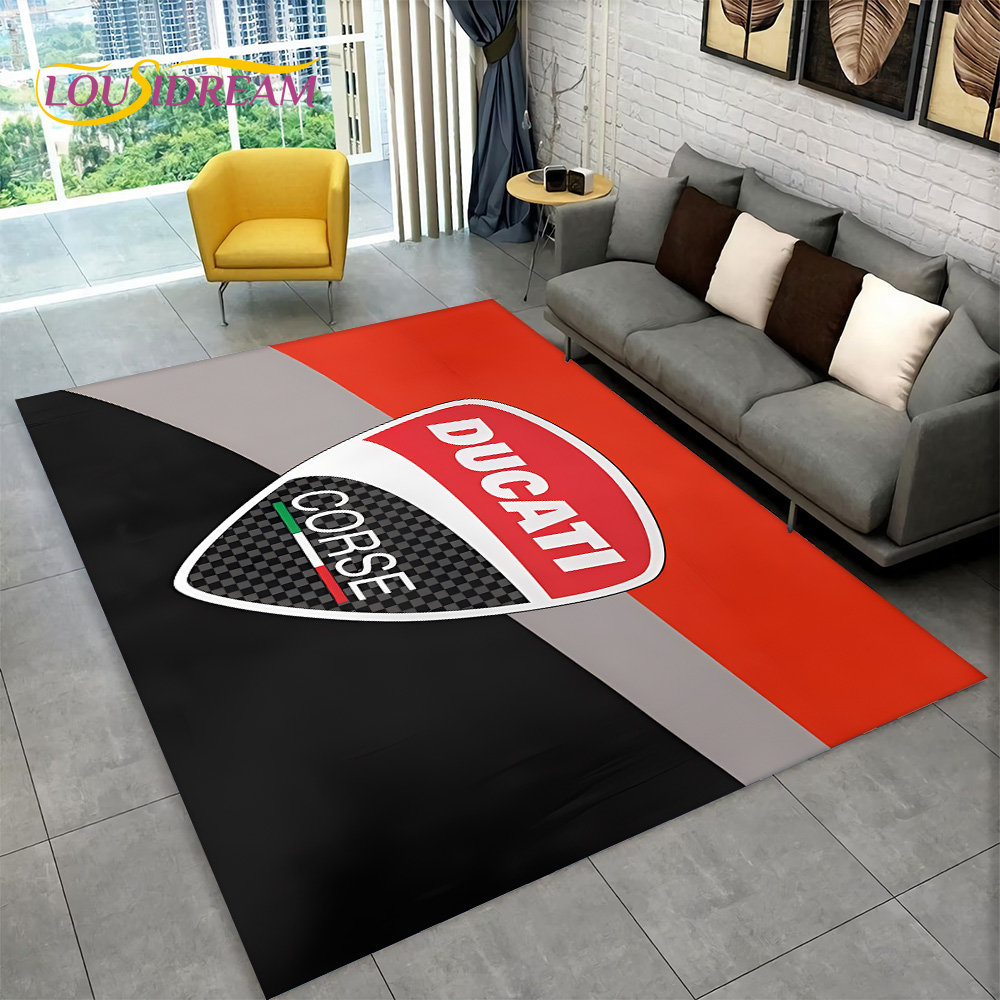 3D D-Ducati Pattern Area Rug L - Commercial Kitchen Mats recension och pris