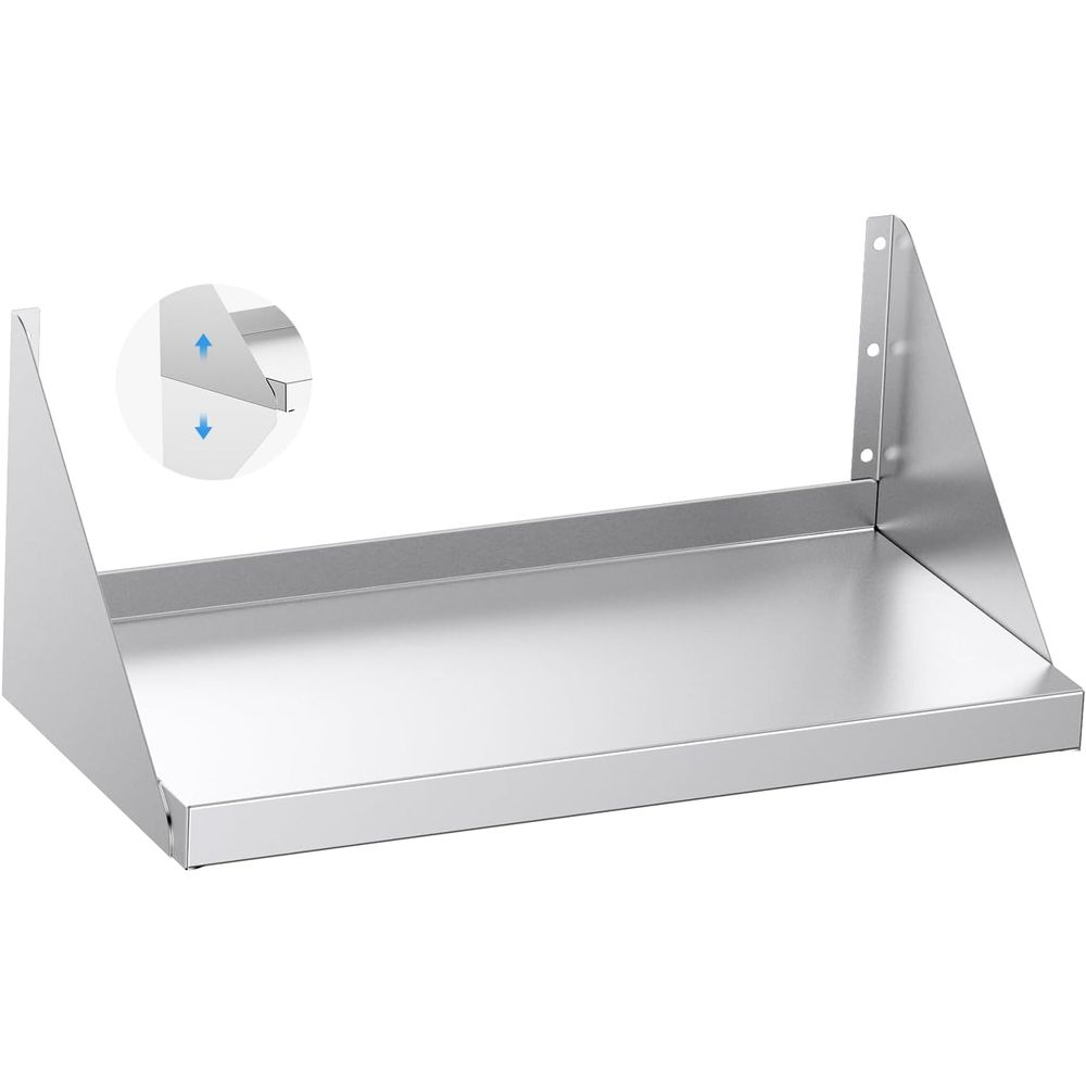 Stainless Steel Wall Shel 12 x - Wall Shelf Commercial Kitchen recension och pris