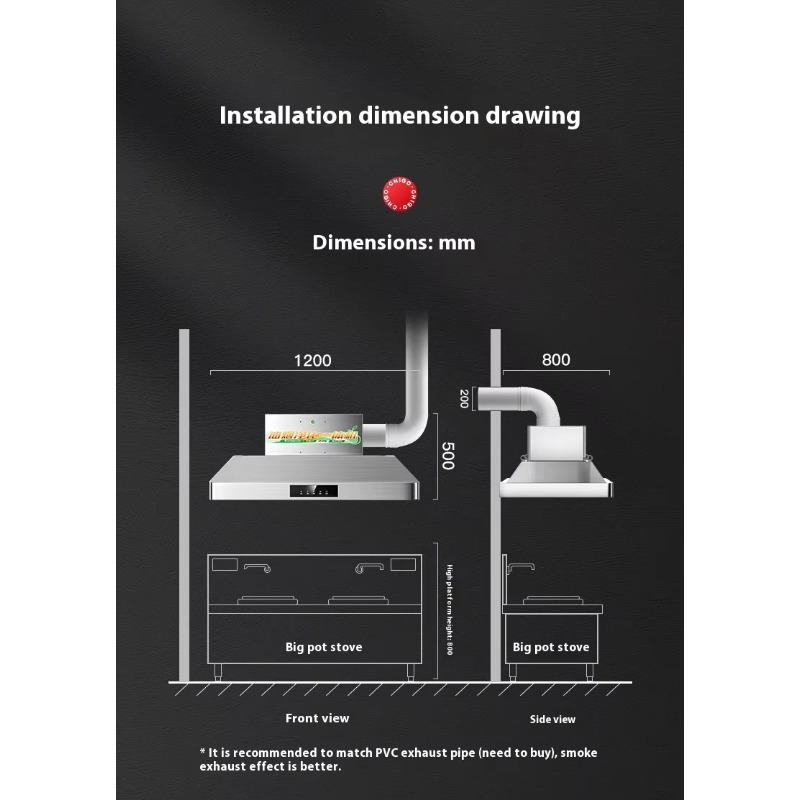 Central Kitchen Stainless Stee - Range Commercial Kitchen recension och pris